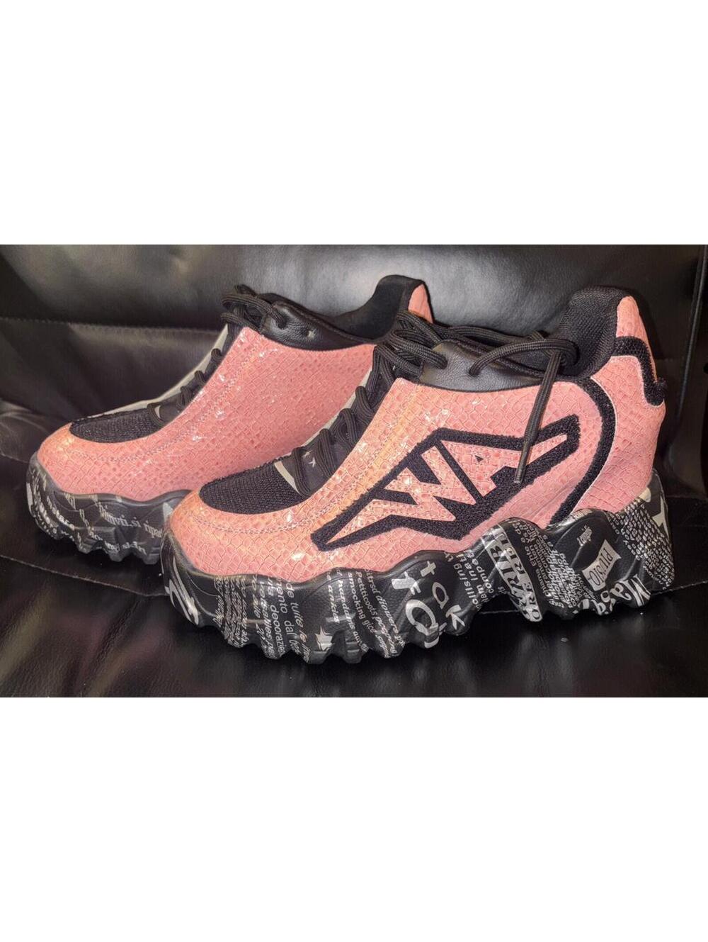 Anthony Wang "BLACKBERRY" - Size 9 - Platform Pink SNEAKERS (G1)